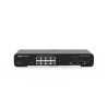 Switch administrable PoE con 8 puertos gigabit PoE 802.3af, at + 2 SFP para fibra 1GB, gestión gratuita desde la nube, 125w