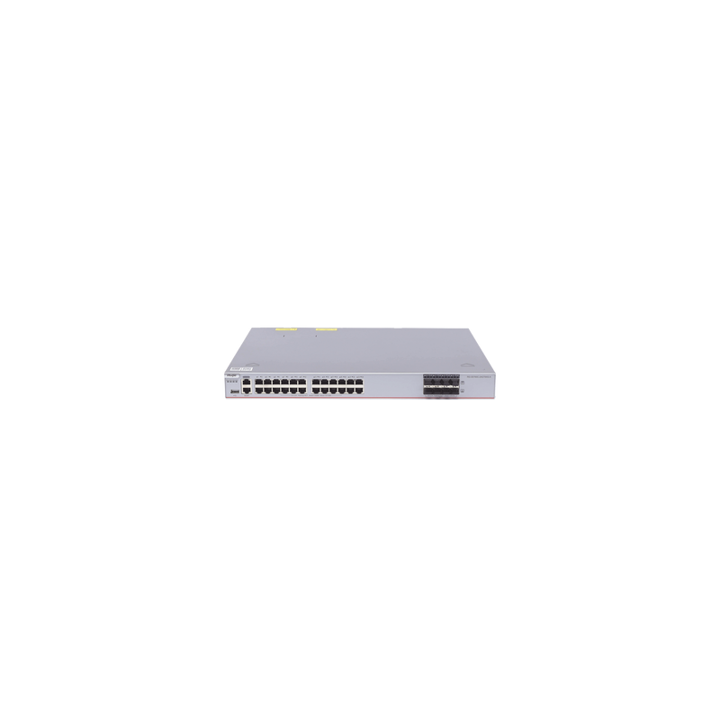 Switch Core Administrable Capa 3 con 24 puertos Gigabit + 8 SFP+ para fibra 10Gb, gestión gratuita desde la nube.