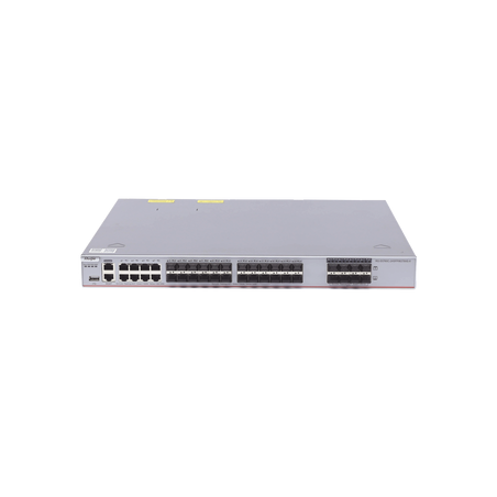 Switch Core Administrable Capa 3 con 8 puertos Gigabit, 24 SFP y 8 SFP+ Combo para fibra 10Gb, gestión gratuita desde la nube.