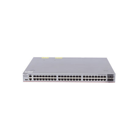Switch Core Administrable Capa 3 con 48 puertos Gigabit + 4 SFP+ para fibra 10Gb, gestión gratuita desde la nube.