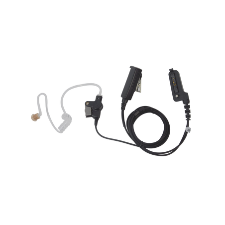 Micrófono audífono de 2 cables para Kenwood serie 80, 90, 140, 180, nx200, 410.
