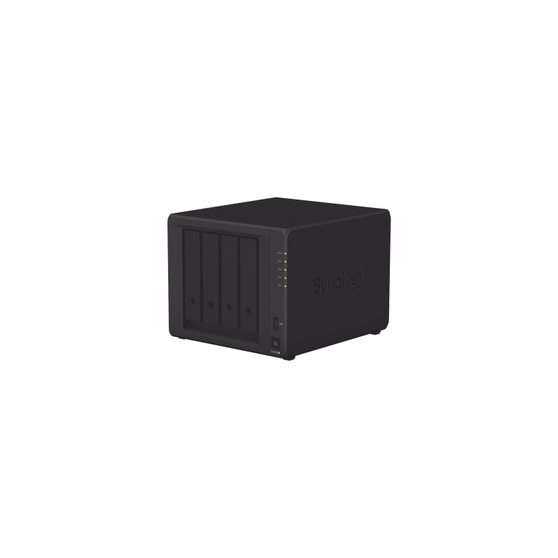 Servidor NAS de escritorio con 4 bahías, hasta 64 TB, hasta 25 cámaras