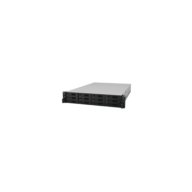 NAS Synology RS3617rpxs 12 bahías/núcleo cuádruple 2.7 (turbo) GHz, 8GB DDR3 ecc UDIMM/langigabITX4/USB 3.0 x 2 /hasta 120TB y c