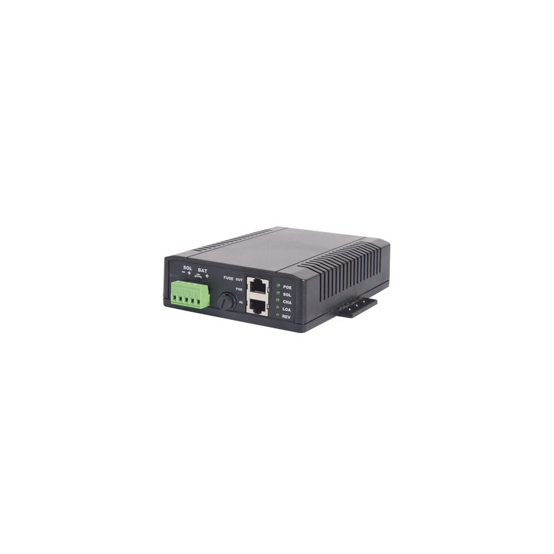 Controlador Solar con PoE 12 Vcd, Salida PoE 48 Vcd, Salida Auxiliar 12 Vcd
