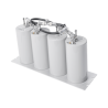 Duplexer Pasa Banda-Rechazo de Banda para UHF, 450-470 MHz, 4 cavidade
