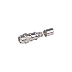 Conector TNc macho plegable con pin cautivo para cables tipo RG8