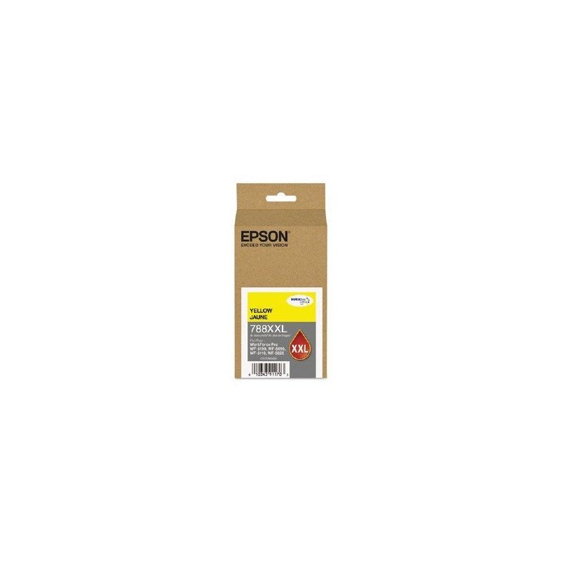Cartucho Epson modelo T788XXL amarillo, para WF-5190, WF-5690, alta capacidad