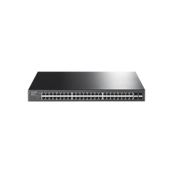 Switch inteligente TP-Link (tl-sg2452p) 48 puertos RJ45 10/100/1000mbps Poe+ administrable con 4 ranuras SFP gigabit JetStream