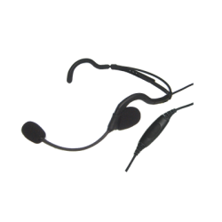 Diadema por detrás de la cabeza con boom flexible para Hytera PD-706/P