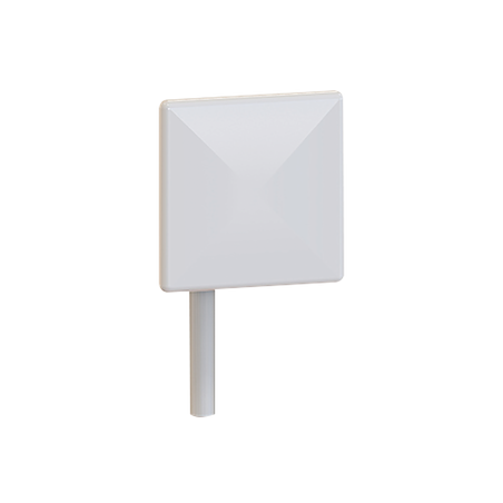 Antena 5.1 - 5.8 GHz Ganancia 23 dBi Dimensiones 30 x 30 x 4.5 cm, Peso 1.35 kg