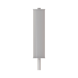 Antena 2.4 GHz. Sectorial 120° Ganancia 12 dBi. Dimensiones 57.9 x 16.