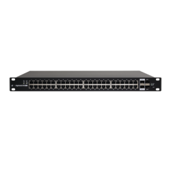 Switch EdgeMAX Administrable de 48 Puertos Gigabit con PoE+/PoE Pasivo 24V + 2 Puertos SFP