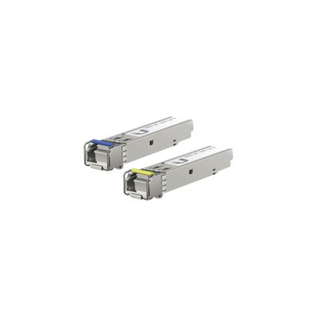 UFiber Módulo SFP, transceptor MiniGibic MonoModo 1.25 Gbps, distancia 3km, un conector LC