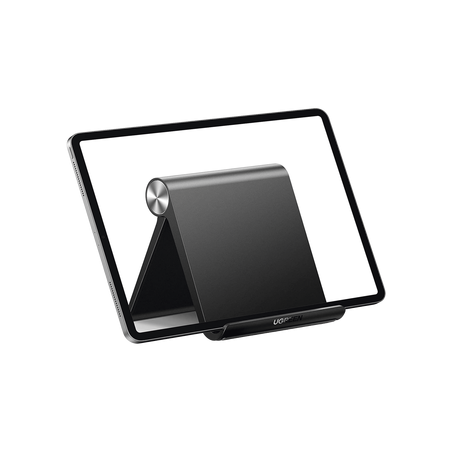 Soporte de Escritorio para Tablet, Ajustable de 0° a 100°, Goma Antiarañazos, Antideslizante, Amplia Compatibilidad con disposit