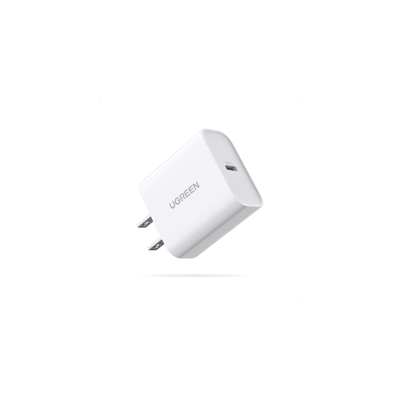 Cargador USB-C de 20W, 1 USB-C de Carga Rápida, QC4.0+, PD3.0, PPS, BC1.2, Carga Inteligente, Chip PWM, Múltiple Protección, May