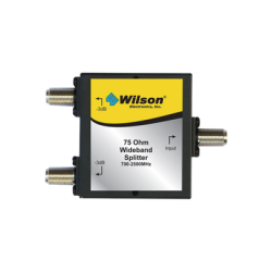Divisor de potencia (splitter) en 75 ohm, de dos vías para 700-2700 MH