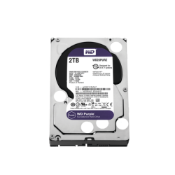 Disco duro interno WD Purple 3.5 2TB SATA3 6GB/s 64MB 24x7 para DVR y NVR de 1-8 bahías y 1-64 cámaras