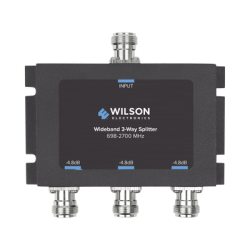 Divisor de 3 salidas, 50 ohm, 700-2700MHz conector N-hembra