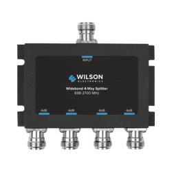 Divisor de 4 salidas, 50 Ohm, 700-2700MHz conector N-Hembra