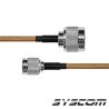 Cable RG142, con conectores N Macho/TNC Macho Inverso, de 60 cm.