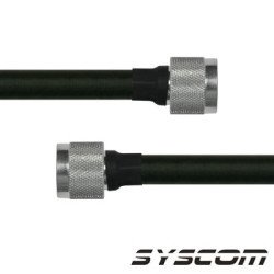 Cable coaxial RG-214/u de 60 cm, en 50 ohm, 0.425", cd-4 GHz, con cone
