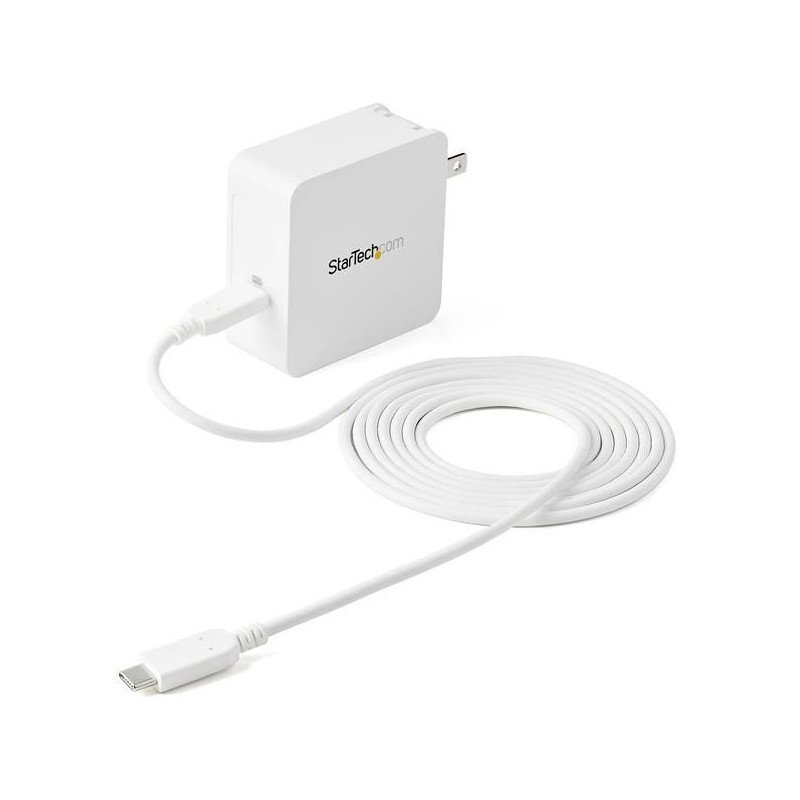 Cargador de pared USB-c de 1 puerto, entrega de alimentación de 60w, cargador USB c para laptop o teléfono celular