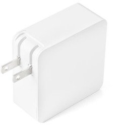 Cargador de pared USB-c de 1 puerto, entrega de alimentación de 60w, cargador USB c para laptop o teléfono celular