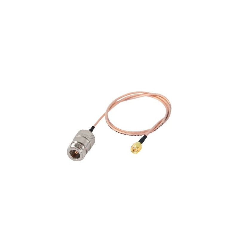 Jumper con Cable RG-316 conectores N Hembra, SMA Macho Inverso 60 cm.