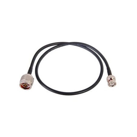 Jumper de 60 cm con cable RG-58U-SYS, conector BNC y N Macho