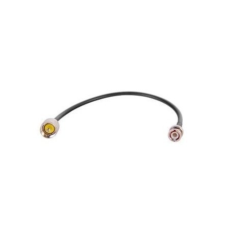 Jumper de 30 cm fabricado con cable RG-58U-SYS, conectorBNC" yUHF" en 