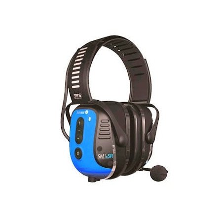 Audífonos inteligentes de diadema de uso rudo con filtrado de ruido, con bluetooth, comunicación de corto alcance, no IS para ra