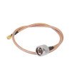 Cable de 60 cm tipo RG-142/U con conectores N Macho y SMA Macho Invers