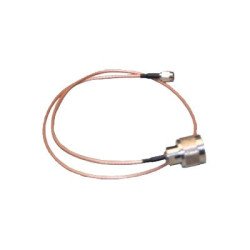 Jumper de 0.6 mt de longitud, cable RG-316 conector N macho en un extr