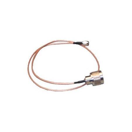 Jumper de 0.6 mt de longitud, cable RG-316 conector N macho en un extr