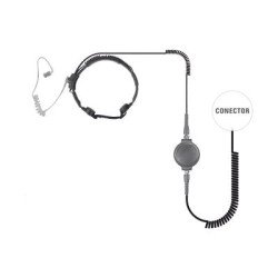 Micrófono de garganta de uso rudo para Hytera PD-706, PD-786, PT-580