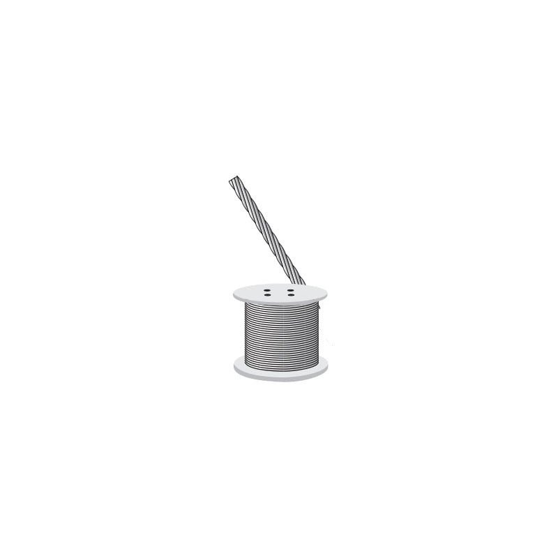 Cable de retenida 5/16, 3632 kg de resistencia (Precio por Metro).