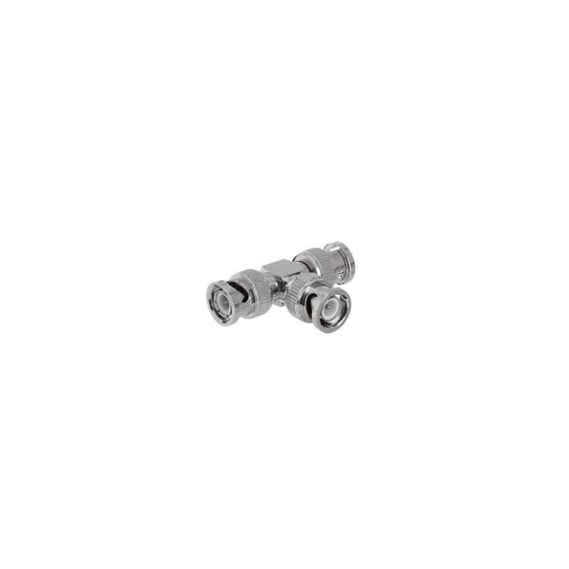 Conector Triple BNC macho