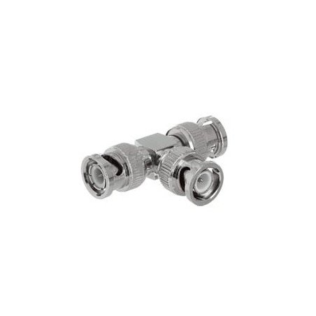 Conector Triple BNC macho