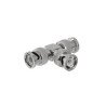 Conector Triple BNC macho