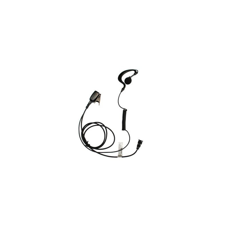 HYS Auricular Tipo G De 3.5mm – Solo Recepción, Cómodo Y Ajustable, Compatible Con Radios Motorola, Icom, Kenwood Y Otros
