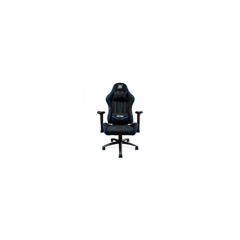 Silla Gaming Vorago CGC500-BL - Asiento acolchado, Negro/Azul