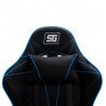 Silla Gaming Vorago CGC500-BL - Asiento acolchado, Negro/Azul