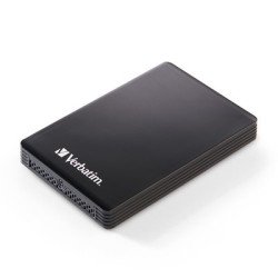 SSD portátil Verbatim Vx460, 128 GB, 3.2 Gen 1 (3.1 Gen 1), Negro