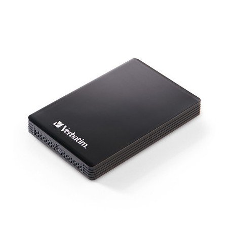 SSD portátil Verbatim Vx460, 128 GB, 3.2 Gen 1 (3.1 Gen 1), Negro