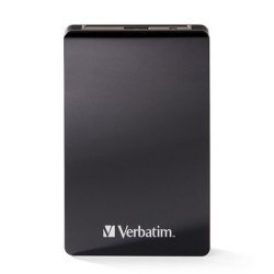 SSD portátil Verbatim Vx460, 128 GB, 3.2 Gen 1 (3.1 Gen 1), Negro