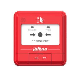 Estacion Manual de Alarma de Emergencia Convencional, 2 Hilos sin Polaridad, Pruebas EMC, Alarma Visual