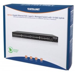 PoE Switch 48 puertos GB 19" 30W/port, 400W +