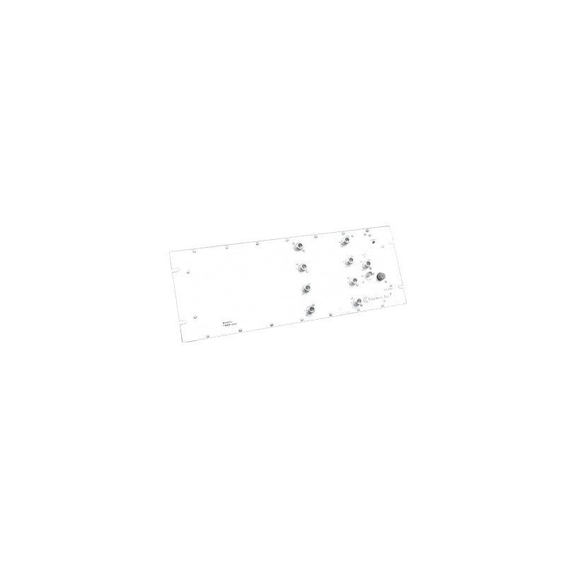 Multiacoplador para 800 (806-960 MHz), 40 MHz de ancho de banda y ganancia de 0-18 dB para 8 puertos.